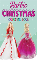 Barbie Christmas Coloring Book: More Than 40 Christmas Pages to Color Including Barbie With Santa, Christmas Trees, Reindeer, Snowman!(barbie christmas book for gift)