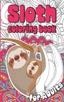 Sloth Coloring Book for Adults