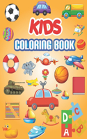 Kids Coloring Book: Kids Funs Coloring Book for Early Learning