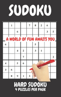 Sudoku Hard 4 Puzzles Per Page