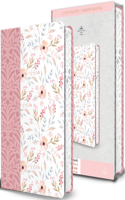 Biblia RVR 1960 Letra gigante, símil piel rosada con flores (Edición cantos pint ados / Spanish Bible RVR 1960 Giant Print Handy Size Leathersoft Pink floral