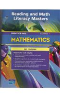 Prentice Hall Math Course 1 Reading and Math Literacy Blackline Masters 2004 C