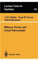 Bilinear Forms and Zonal Polynomials