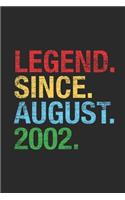 Legend Since August 2002