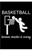 Basketball Because Murder Is Wrong