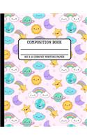 Composition Book Cursive Writing Paper