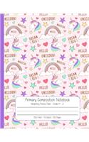 Primary Composition Notebook Handwriting Practice Paper