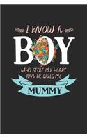 I Know a Boy Who Stole My Heart and He Calls Me Mummy: Family Grandma Women Mom Memory Journal Blank Lined Note Book Mother's Day Holiday Gift
