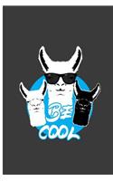 Be Cool: Cool Llama Perfect Gift Dot Grid Notebook/Journal (6x9)