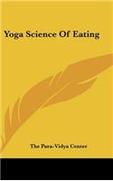 Yoga Science of Eating