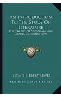 Introduction to the Study of Literature