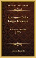 Antonymes de La Langue Francaise