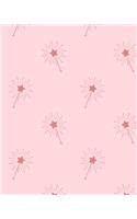 Pink Princess Composition Notebook - Large Ruled Notebook - 8x10 Lined Notebook (Softcover Journal / Notebook / Diary)