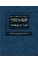Thesaurus Resolutionum Sacrae Congregationis Concilii