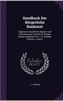 Handbuch Der Burgerliche Baukunst