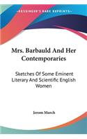 Mrs. Barbauld And Her Contemporaries