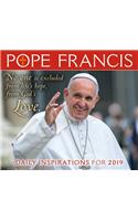2019 Pope Francis Daily Inspirations Boxed Daily Calendar: By Sellers Publishing