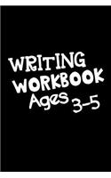 Writing Workbook Ages 3-5: School Notebook Journal Lined