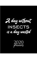 A Day Without Insects Is A Day Wasted 2020 Planner