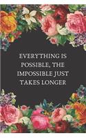 Everything Is Possible, The Impossible Just Takes Longer