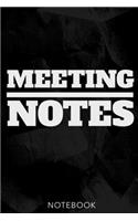 Meeting Notes - from another meeting that should be an email: a5 notebook, dotted, dot grid 120 pages