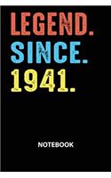 Legend Since 1941 Notebook
