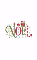 Noel, Christmas Notebook Kids, Lined Journal/Notes Christmas