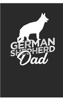 German Shepherd Dad: German Shepherds Notebook, Graph Paper (6" x 9" - 120 pages) Animal Themed Notebook for Daily Journal, Diary, and Gift