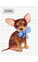 Big Fat Bullet Style Journal Notebook Cute Chihuahua