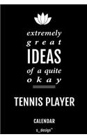 Calendar for Tennis Players / Tennis Player