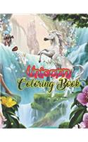 Unicorn Coloring Book: An Adult Coloring Book with Magical Animals, Cute Princesses, and Fantasy Scenes for Relaxation