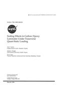 Scaling Effects in Carbon/Epoxy Laminates Under Transverse Quasi-Static Loading