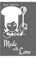Blank Cookbook: A Blank Recipe Book To Write In (Recipe Journal)