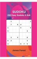 250 Easy Sudoku X 8x8