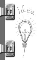 Ideas: Light Bulb Moment College Ruled Composition Writing Notebook