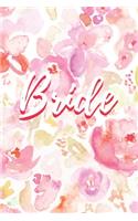 Bride Notebook Journal