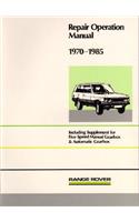 Range Rover Wsm 1970-85