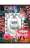 Cake Coloring Book