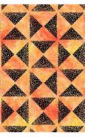 Bullet Journal Notebook Triangles with Dots Pattern 2
