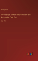 Proceedings - Dorset Natural History and Antiquarian Field Club