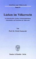 Lucken Im Volkerrecht