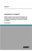 Weltsysteme Im Vergleich