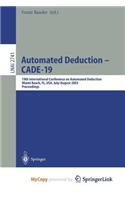 Automated Deduction - Cade-19