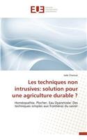 Les Techniques Non Intrusives: Solution Pour Une Agriculture Durable ?