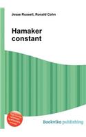 Hamaker Constant