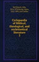 Cyclopaedia of Biblical, theological, and ecclesiastical literature