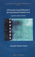Un Security Council Referrals to the International Criminal Court