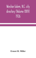 Winston-Salem, N.C. city directory (Volume XXIV) 1926