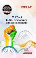 NEERAJ MPS-03 India: Democracy & Development- hindi Medium,for MA- IGNOU - Chapter Wise Help Book / Guide including Many Solved Sample