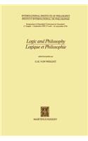 Logic and Philosophy / Logique Et Philosophie